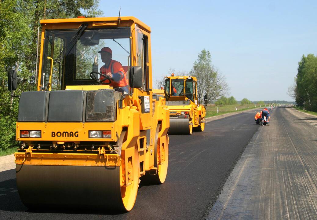Kauno regione padaugės asfaltuotų kelių