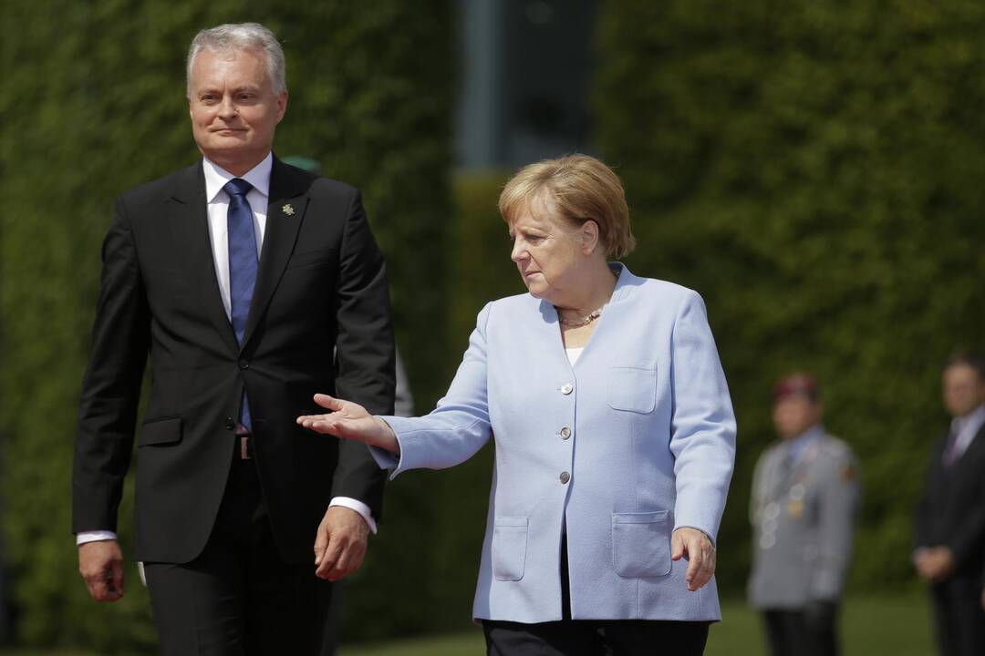 G. Nausėdos susitikimas su A. Merkel