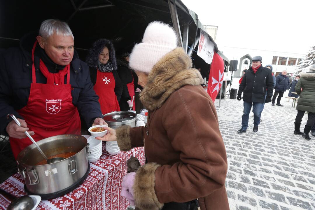 „Maltiečių sriubos“ akcija Klaipėdoje