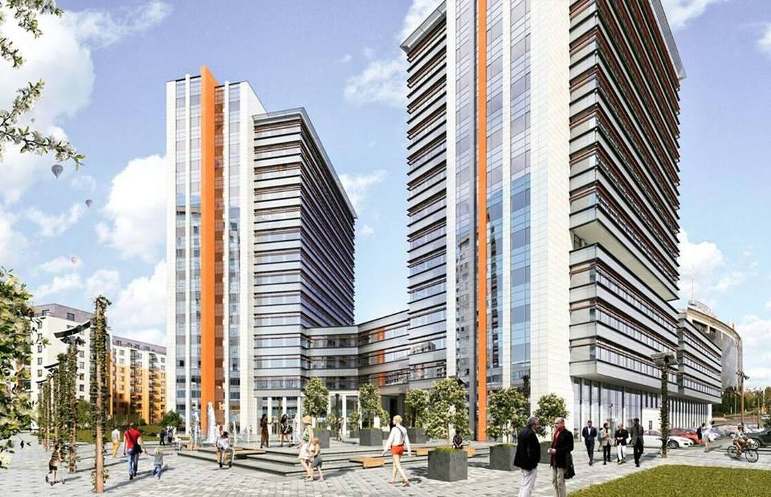 „Hanner“ pradėjo verslo centro Rygoje statybas