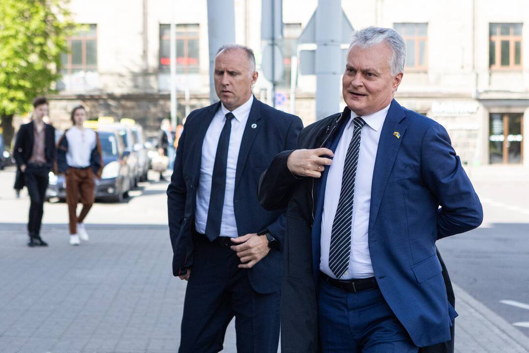 G. Nausėda: negalime žaisti tokių žaidimų – šalies vadovai turi būti saugomi visą parą