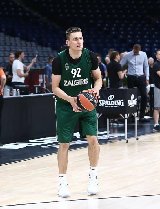 „Žalgirio“ treniruotė Belgrade prieš pusfinalį