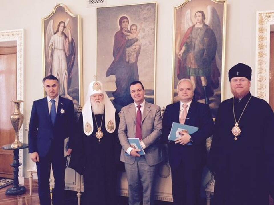 P. Auštrevičiui įteiktas Vladimiro Didžiojo antrojo laipsnio ordinas