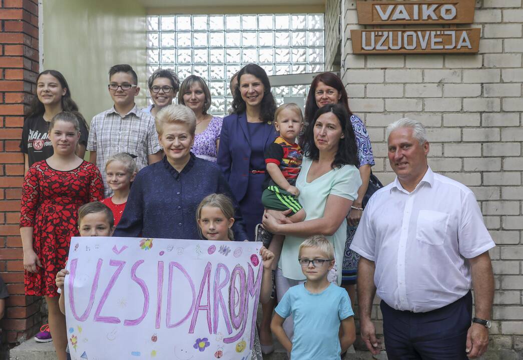 D. Grybauskaitė lankosi Biržuose