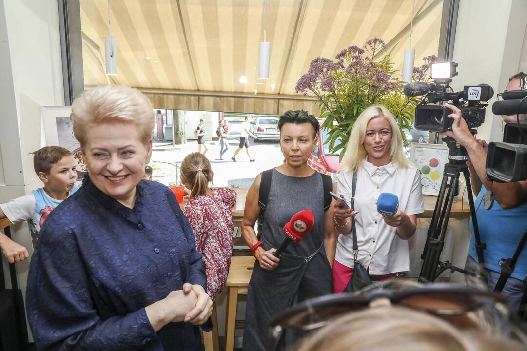D. Grybauskaitė lankosi Biržuose