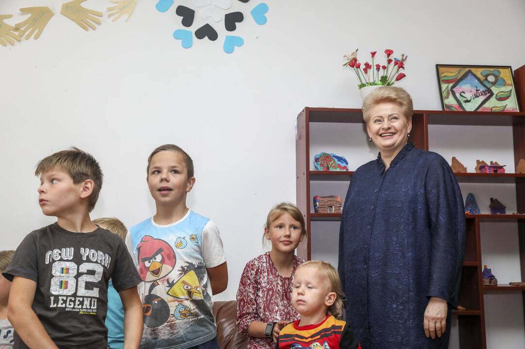 D. Grybauskaitė lankosi Biržuose