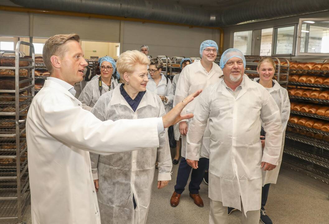 D. Grybauskaitė lankosi Biržuose