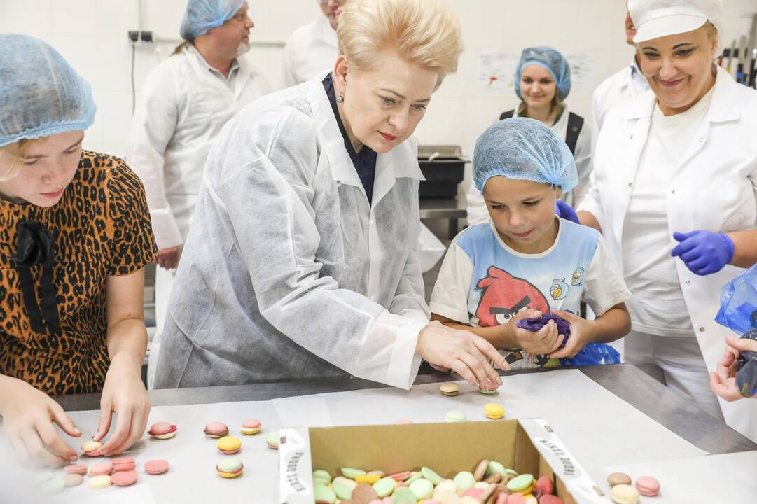 D. Grybauskaitė lankosi Biržuose