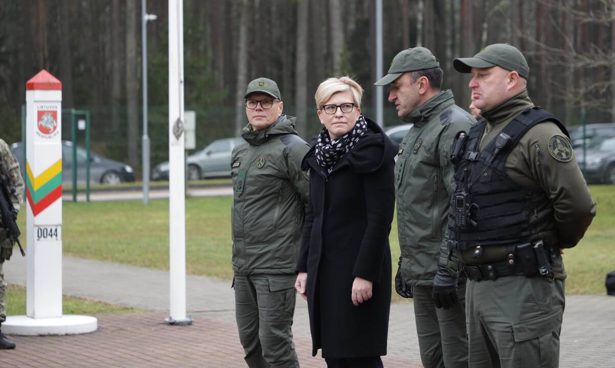 Premjerė lankėsi Kapčiamiesčio pasienio užkardoje