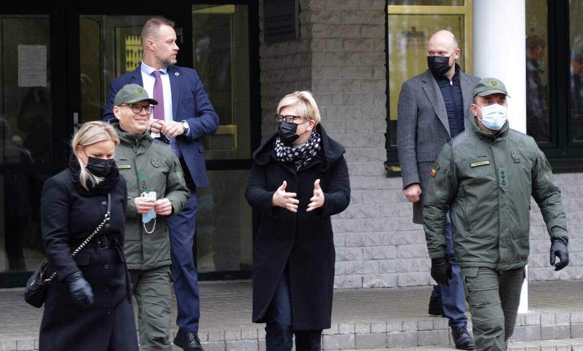 Premjerė lankėsi Kapčiamiesčio pasienio užkardoje