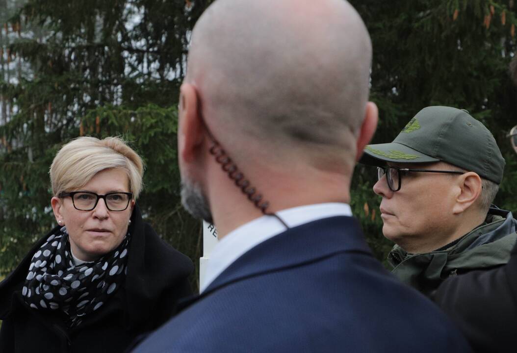 Premjerė lankėsi Kapčiamiesčio pasienio užkardoje