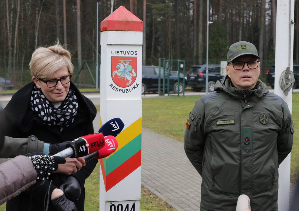 Premjerė lankėsi Kapčiamiesčio pasienio užkardoje