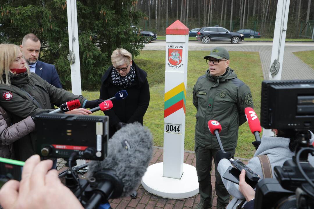 Premjerė lankėsi Kapčiamiesčio pasienio užkardoje