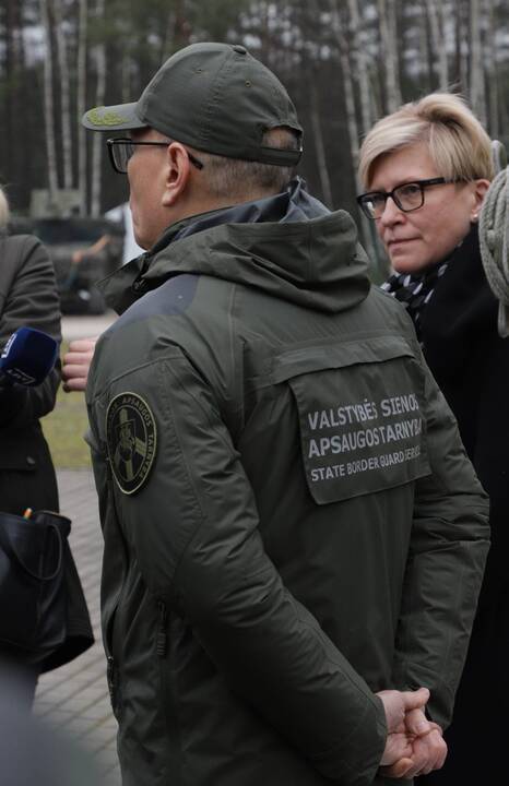 Premjerė lankėsi Kapčiamiesčio pasienio užkardoje