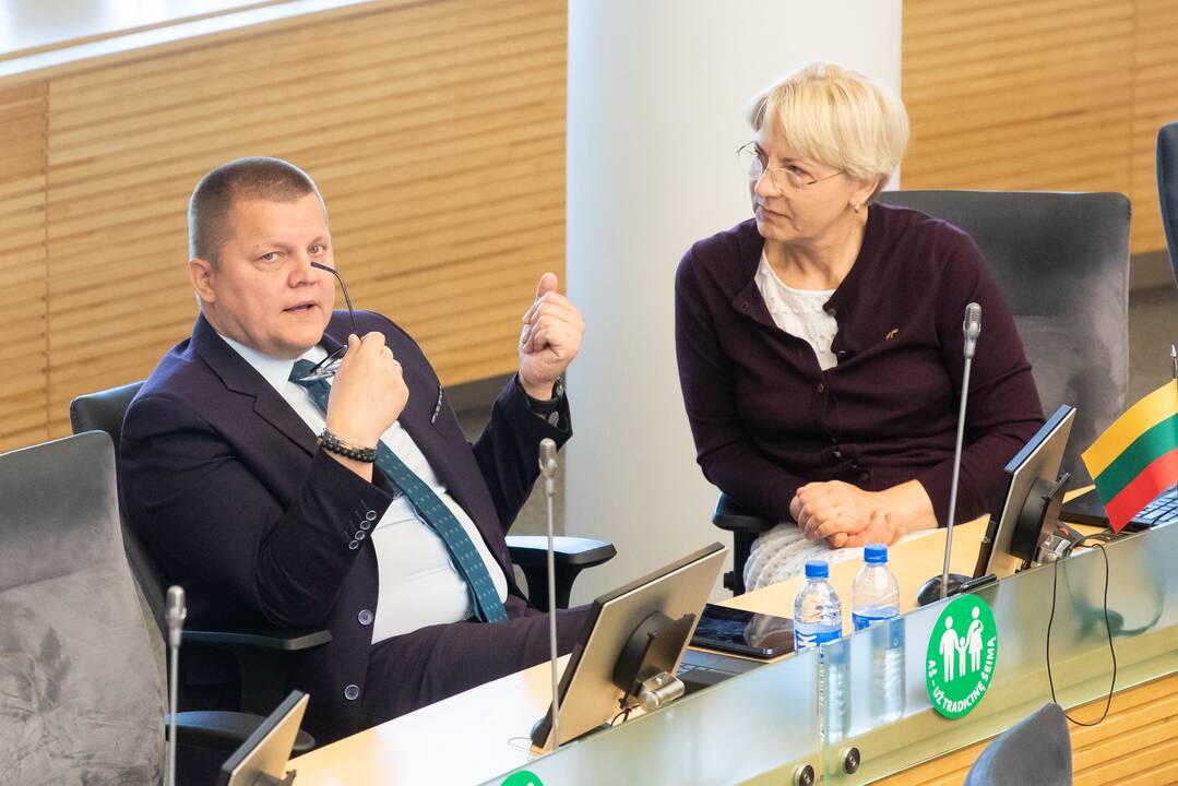 Tęsiasi neeilinė Seimo sesija