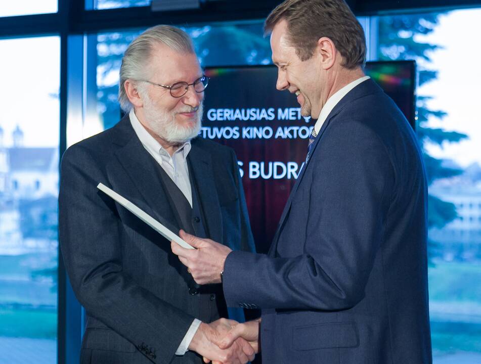 Nacionalinės kultūros ir meno premijos laureatas aktorius Juozas Budraitis