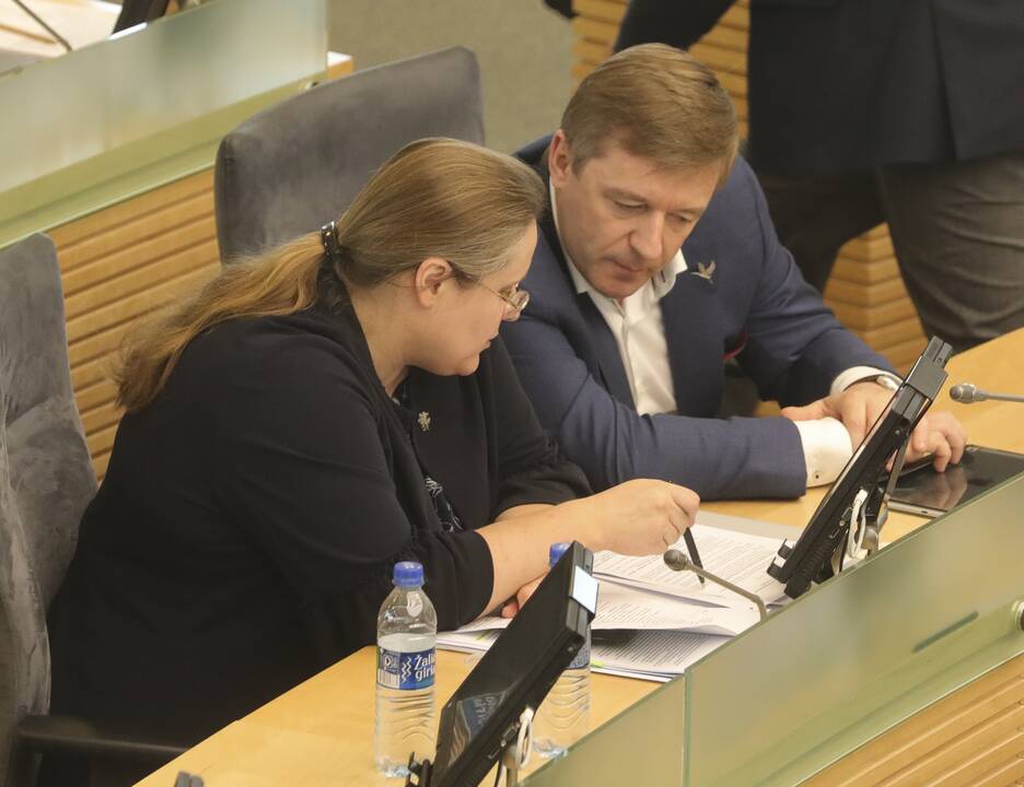 Liberalė Viktorija Čmilytė-Nielsen išrinkta tryliktojo Seimo pirmininke