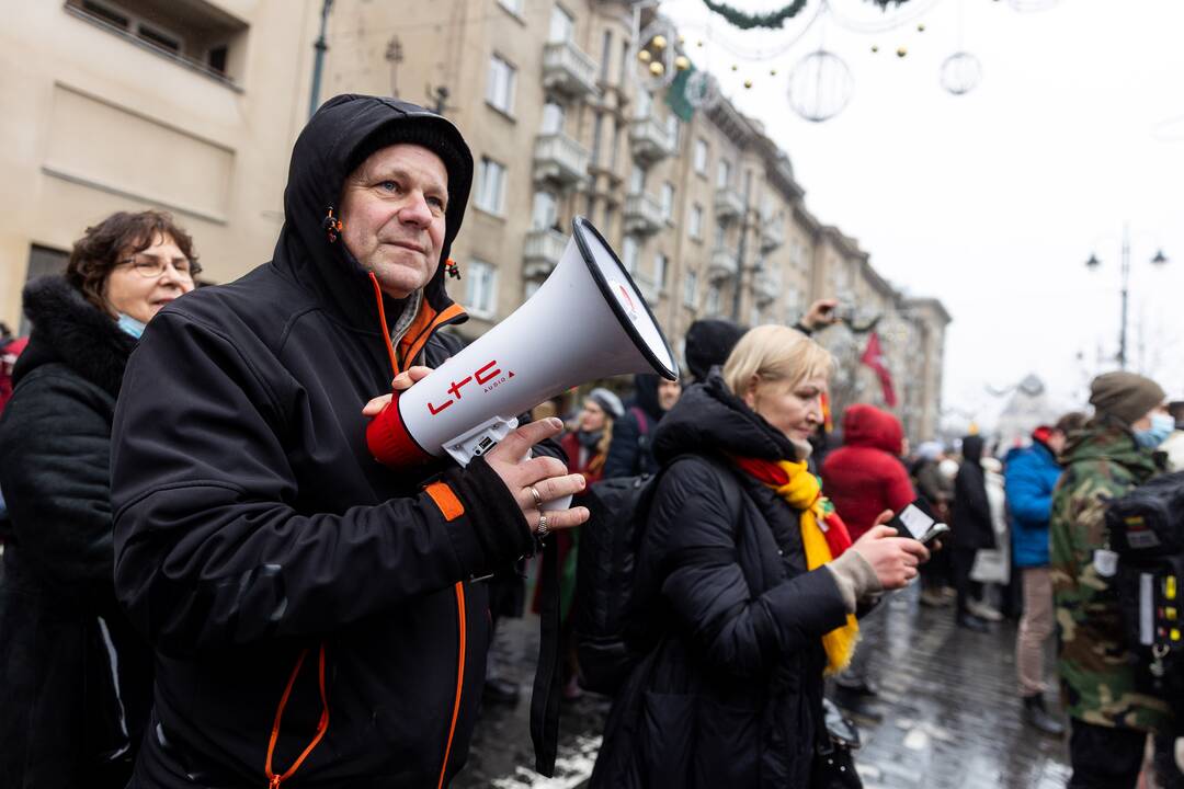 Protestas prie Seimo Sausio 13-ąją