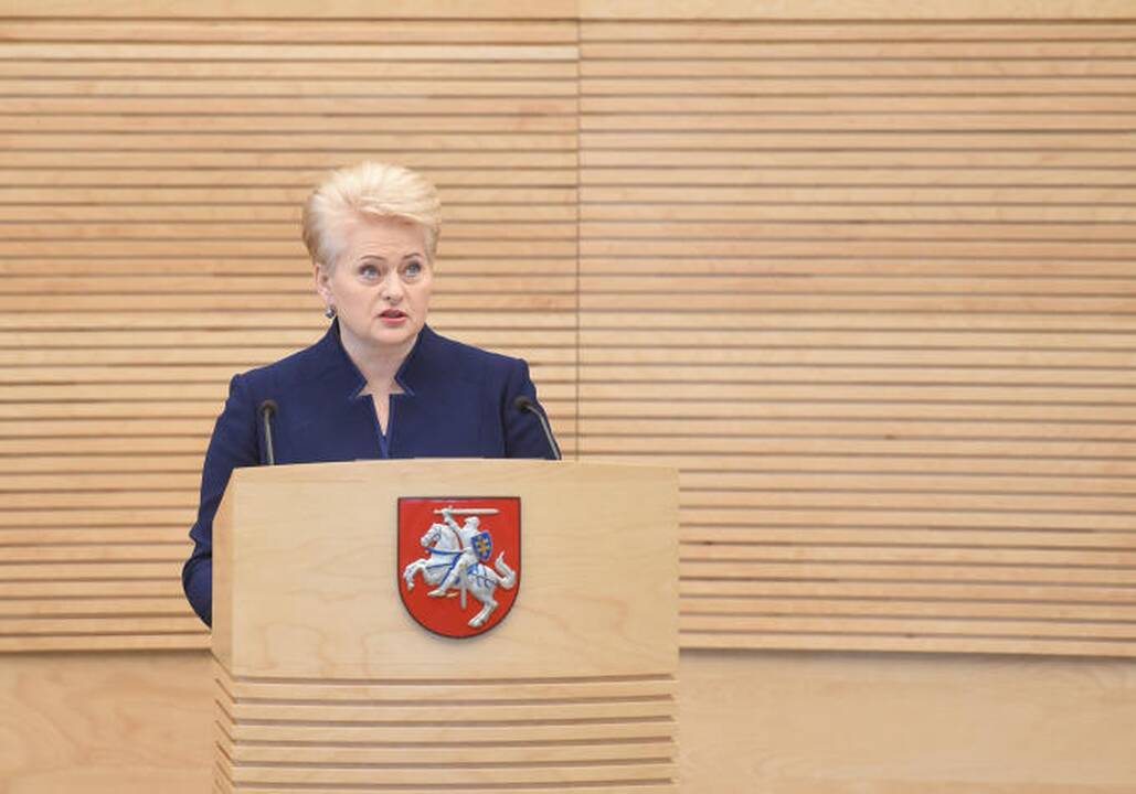 D. Grybauskaitė: Graikija negali tikėtis paramos, jei nesielgs atsakingai