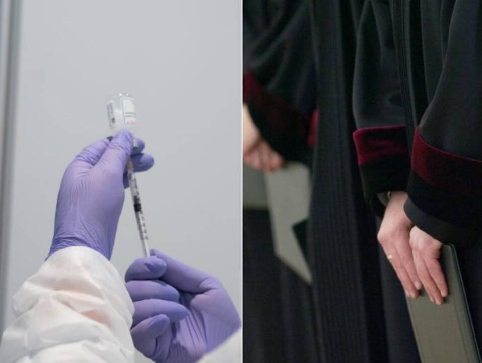 Teisėjai prašo nuo COVID-19 skiepyti nors dirbančiuosius apylinkių teismuose