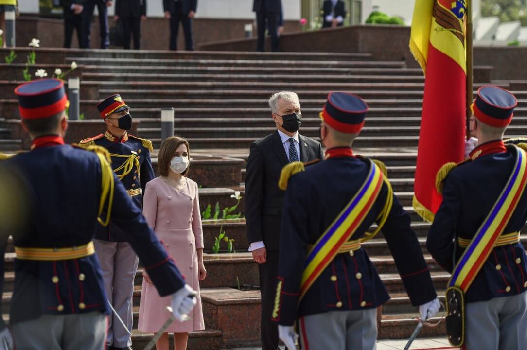 Prezidentas Gitanas Nausėda vieši Moldovos sostinėje Kišiniove