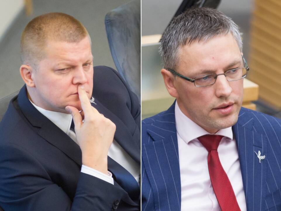 Dainius Gaižauskas (kairėje) ir Vytautas Bakas
