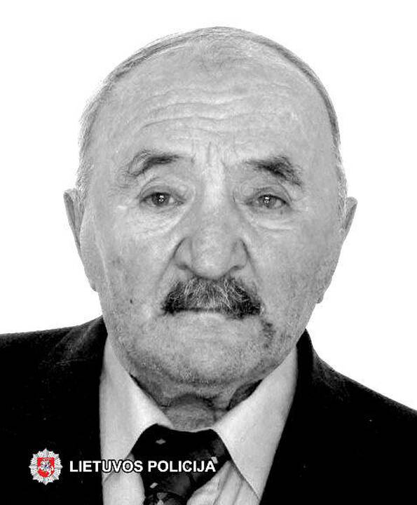 Trakų rajono policijos komisariato pareigūnai ieško dingusio be žinios Vaclovo Petrušio