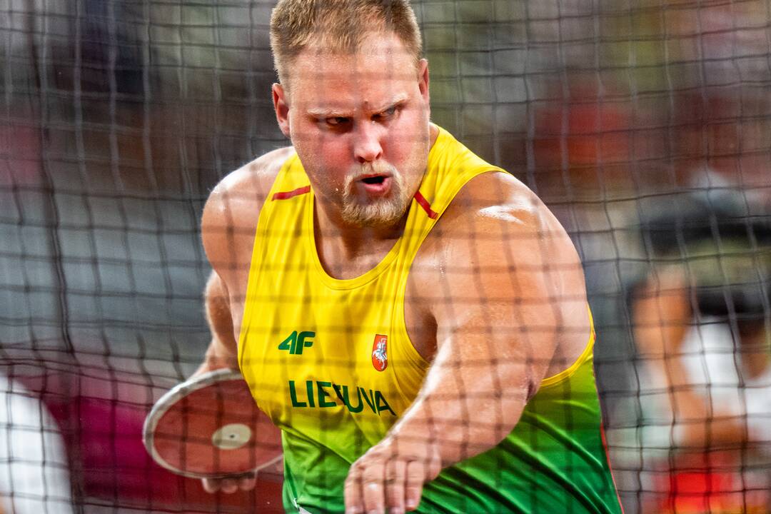A. Gudžiaus startas disko metimo finale