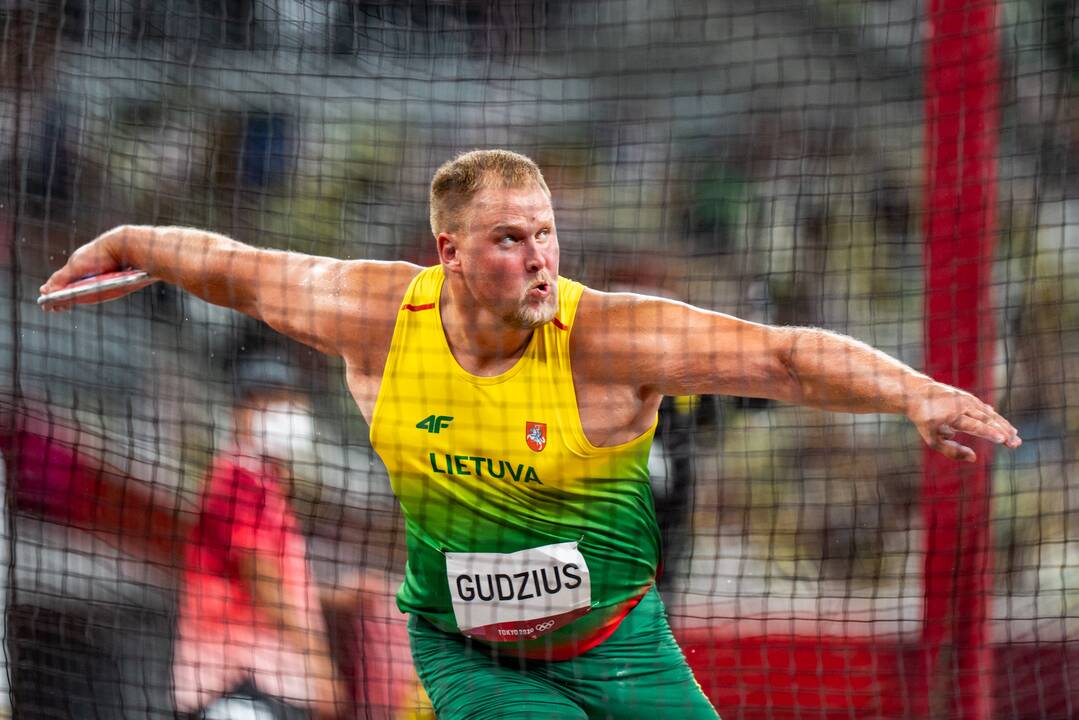 A. Gudžiaus startas disko metimo finale