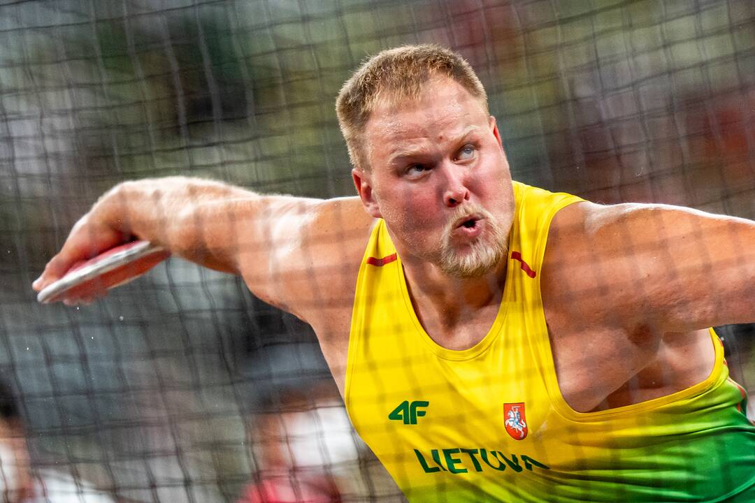 A. Gudžiaus startas disko metimo finale