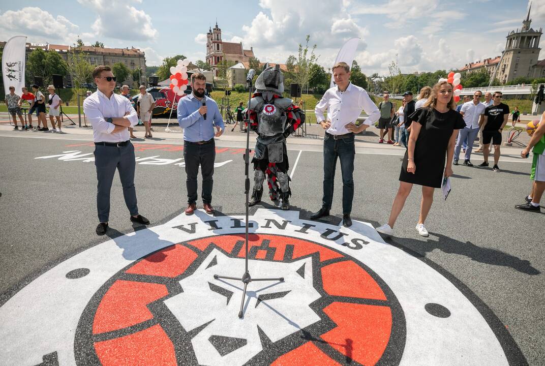 Atnaujintas Baltojo tilto sporto aikštynas 