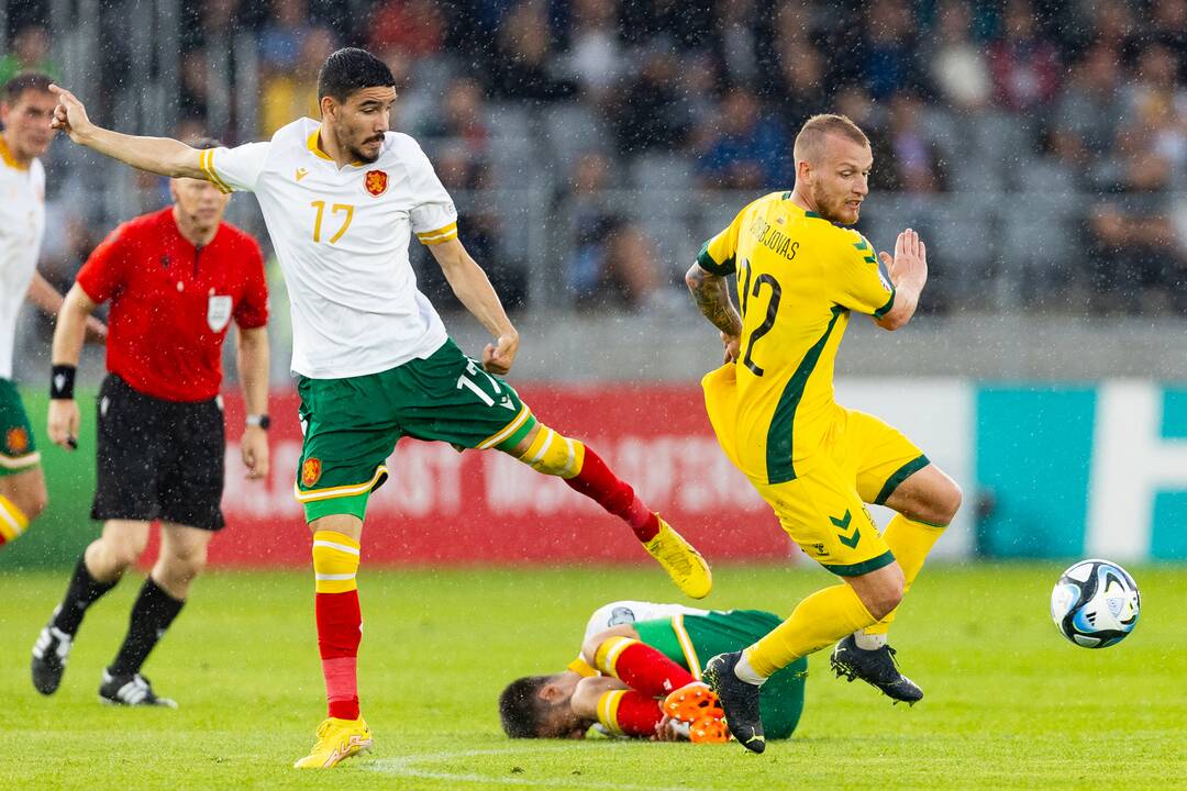 Lygiosios: lietuviai su bulgarais praeitą vasarą Dariaus ir Girėno stadione pasidalijo po tašką (1:1)