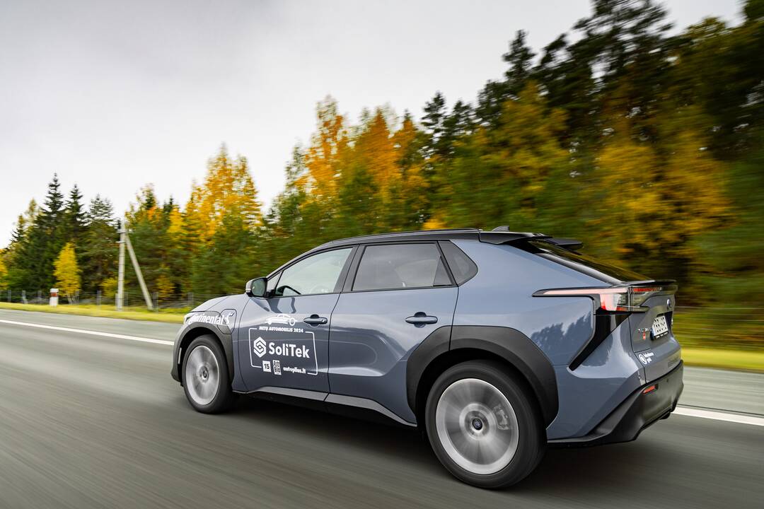Užtikrintai: didžiausias nuvažiuojamo atstumo (208 km) likutis po finišo užfiksuotas „Hyundai Ioniq 6“ modelyje.