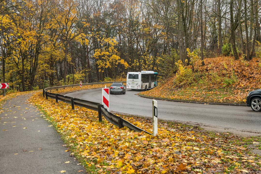 Lengvesnė: net žiemai parodžius nagučius, kalvotoji Vilkija vairuotojams nėra sudėtingiausia pakaunės vieta.