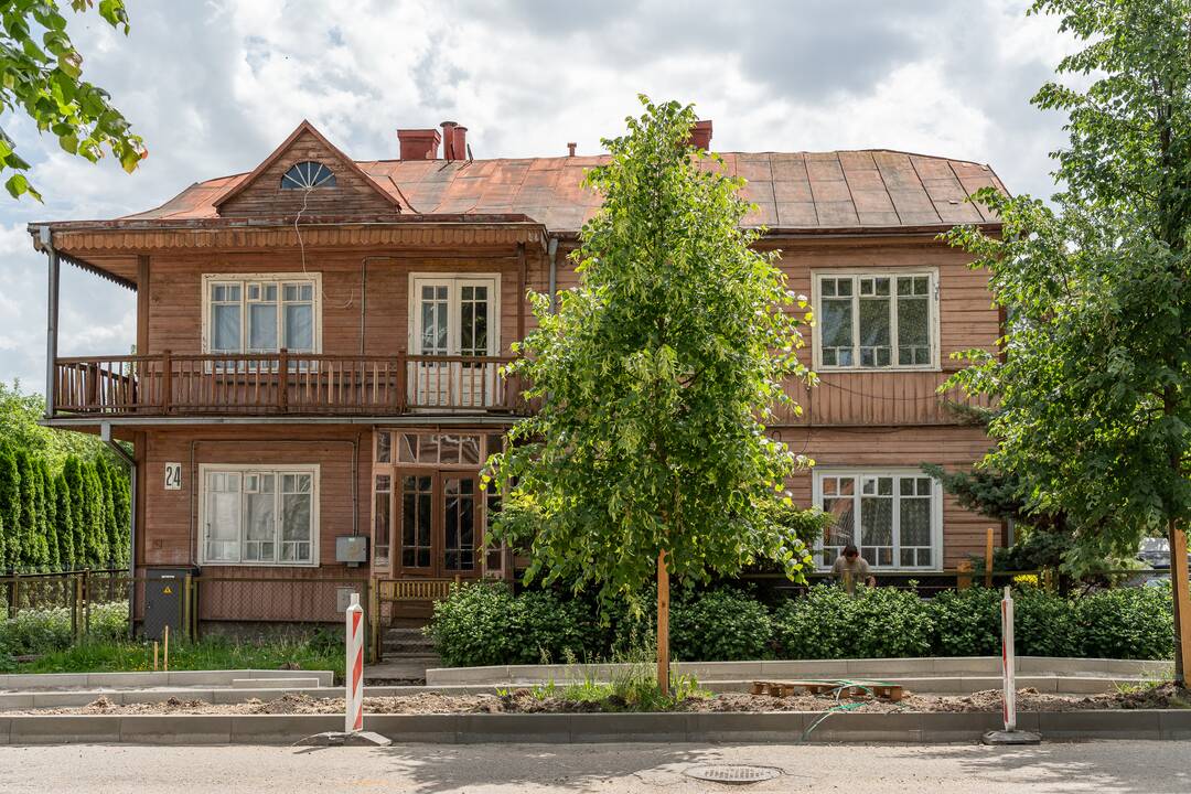 Atkaklus: architektas daro viską, kad medinukas būtų kuo panašesnis į statytą 1931-aisiais.