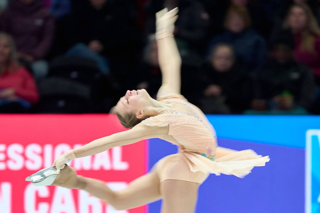 Perspektyva: Kauno sporto mokyklos „Startas“ trenerio D. Kozlovo auklėtinė M. Variakojytė – būsima olimpietė.