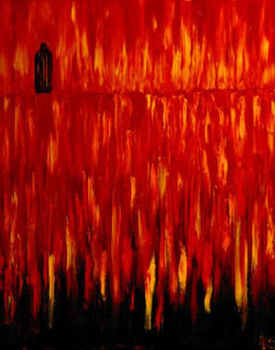 Blood-Love. 100 x 1000 cm, oil, canvas. 2013