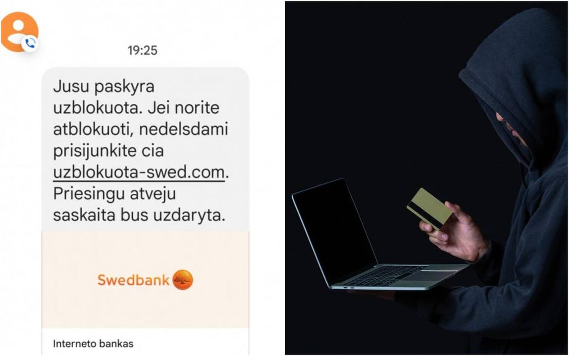 Fiktyvias banko žinutes siuntę sukčiai iš gyventojų išviliojo per 10 tūkst. eurų