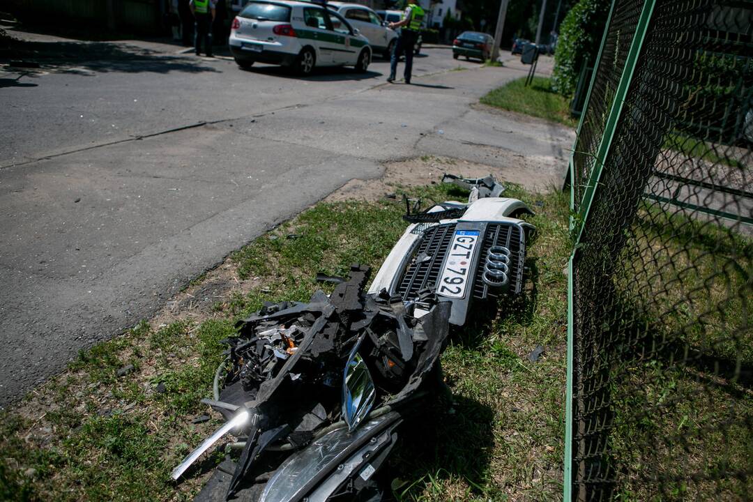 Avarija P. Višinskio ir Aukštaičių g. sankryžoje