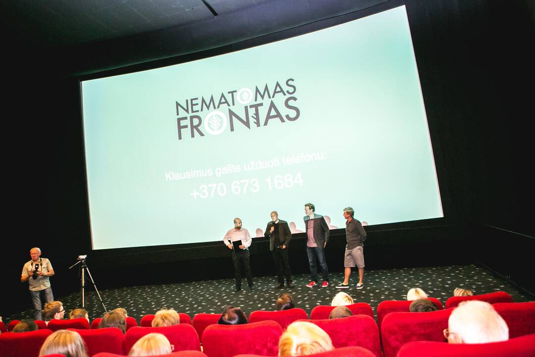 Filmo „Nematomas frontas“ premjera Kaune