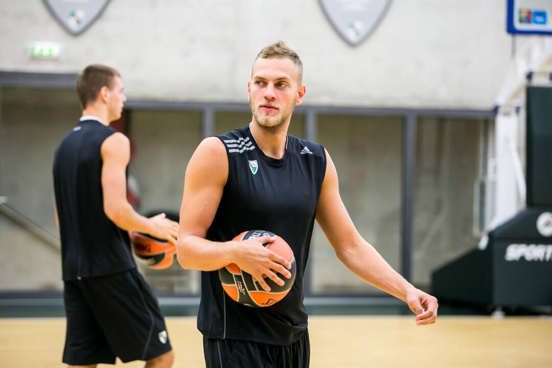 Pirmoji "Žalgirio" treniruotė