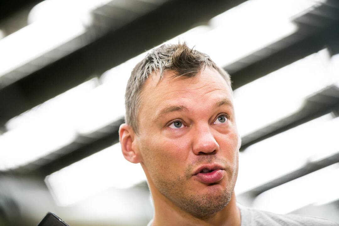 Pirmoji "Žalgirio" treniruotė