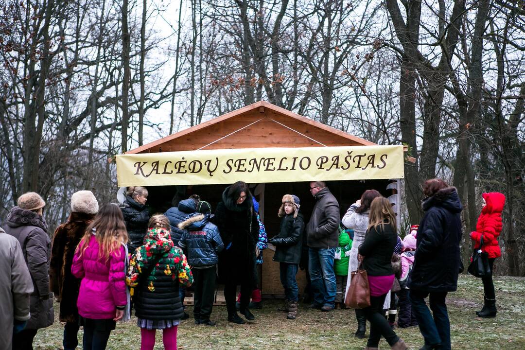Raudondvaryje įžiebta Kalėdų eglė