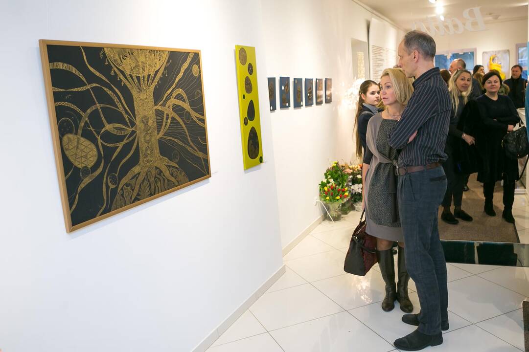L. Benokraitytės grafikos darbų parodos atidarymas