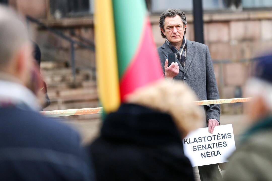 Mitingas Laisvės alėjoje