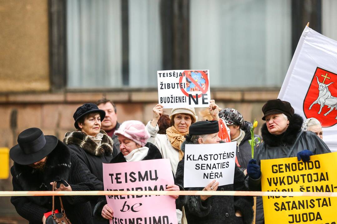 Mitingas Laisvės alėjoje