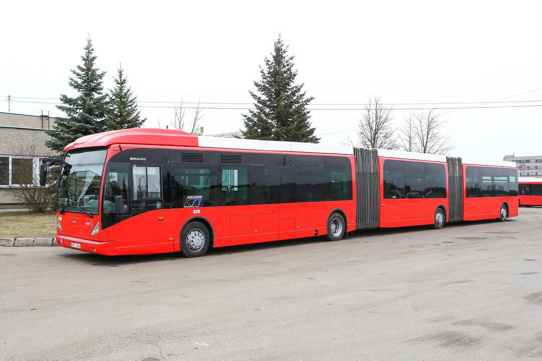Kauno gatvėmis riedės ilgi autobusai