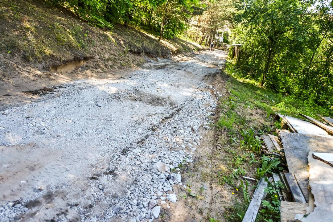 Kleboniškio mišką niokoja buldozeriai 