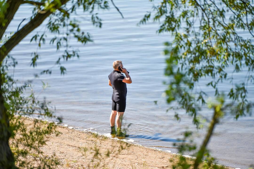 Lampėdžio ežere nuskendo jaunuolis