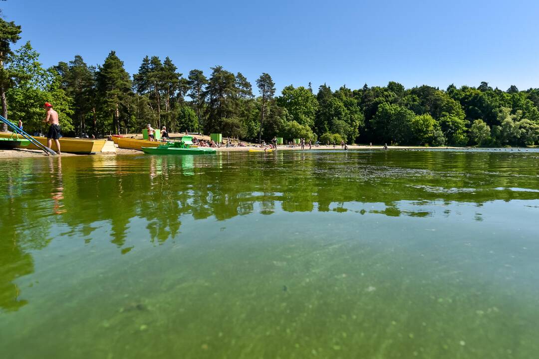 Ištuštėję Kauno paplūdimiai